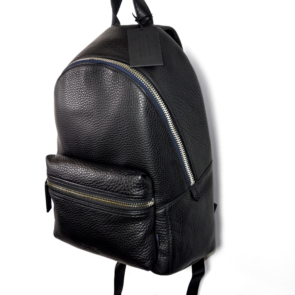 URI MINKOFF Black Leather Paul Backpack NEW NWT